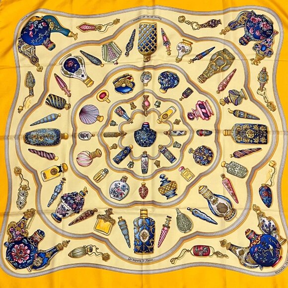 Hermes Accessories - Authentic RARE! HERMES Qu'importe le Flacon Silk Scarf